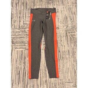 New Under Armour women's medium compression Heatgear gray/orange leggings R: $75